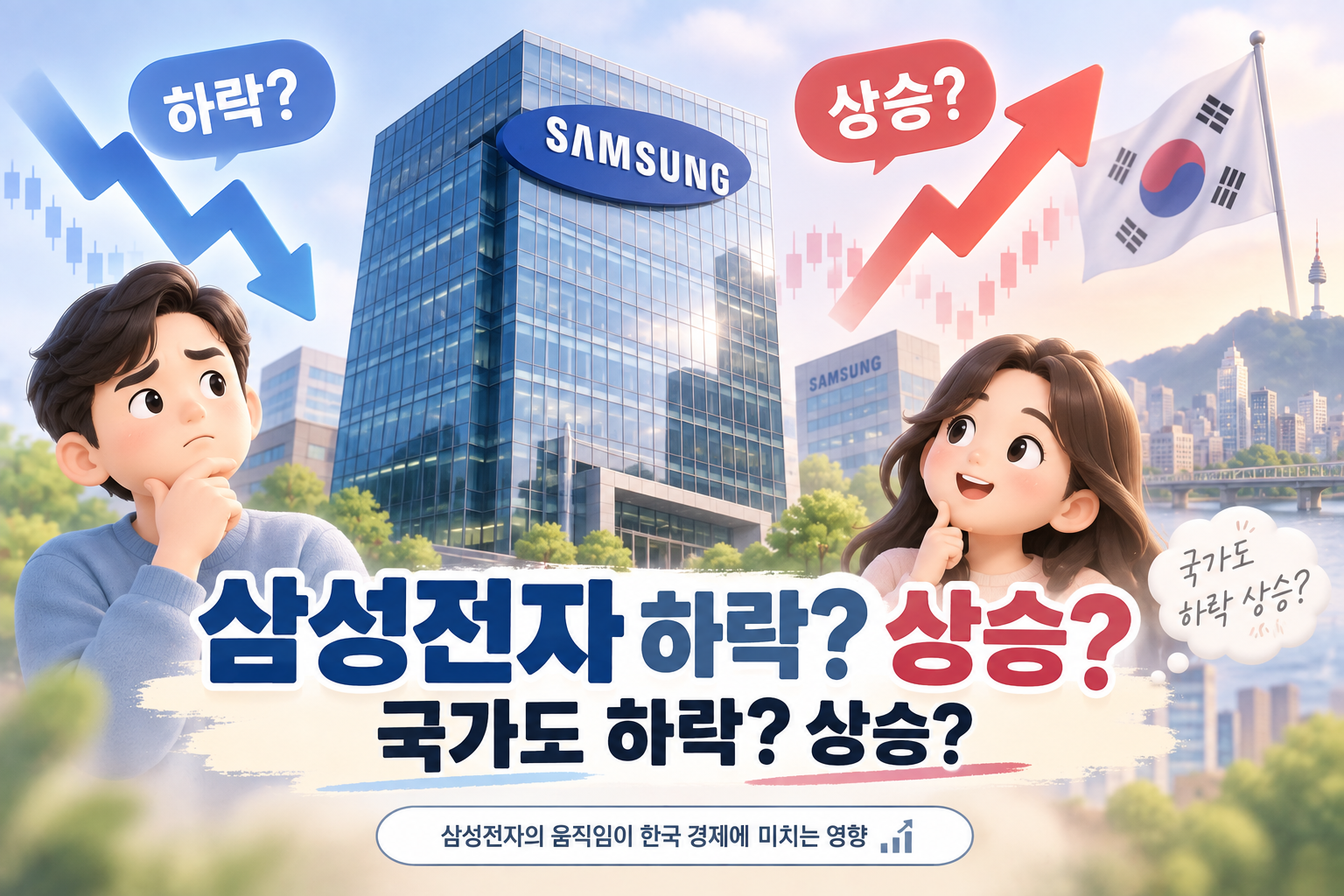 삼성전자 하락 상승 썸네일